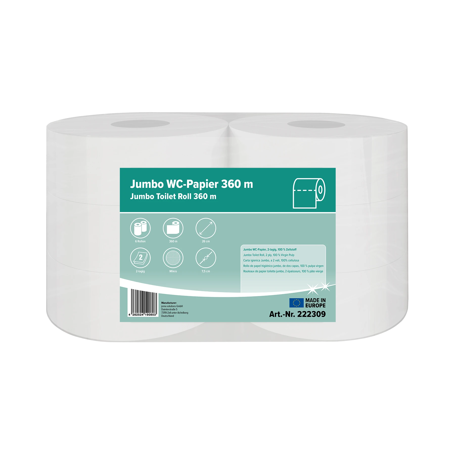 Jumbo WC-Papier 2-lagig
